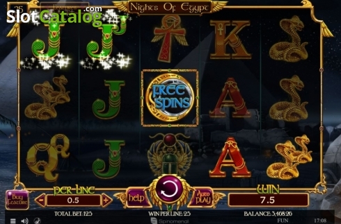 Скрин3. Nights of Egypt слот