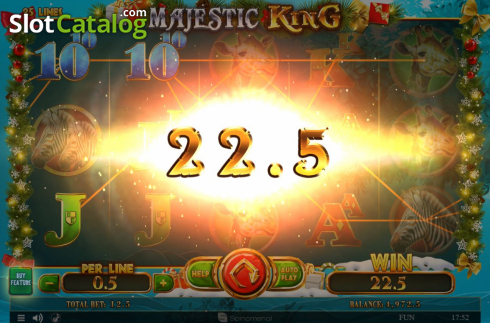 Скрин3. Majestic King Christmas Edition слот