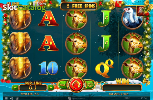 Скрин6. Majestic King Christmas Edition слот
