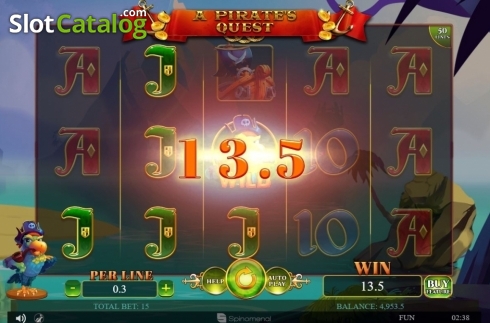 Скрин3. A Pirate's Quest (Spinomenal) слот