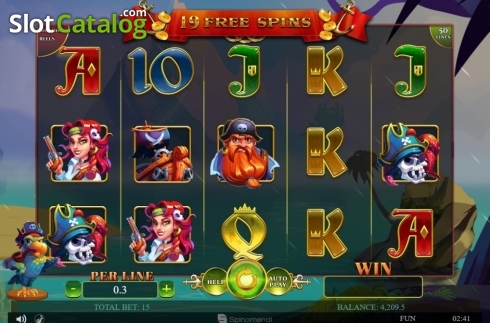 Скрин6. A Pirate's Quest (Spinomenal) слот