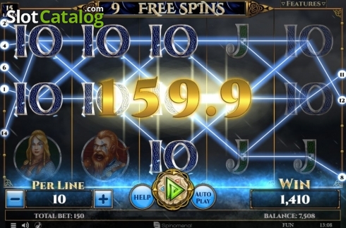 Скрин8. Vikings and Gods 2 15 Lines слот