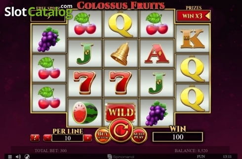 Скрин6. Colossus Fruits слот