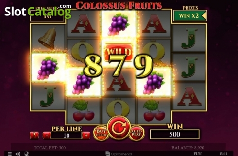 Скрин7. Colossus Fruits слот