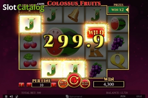 Скрин9. Colossus Fruits слот