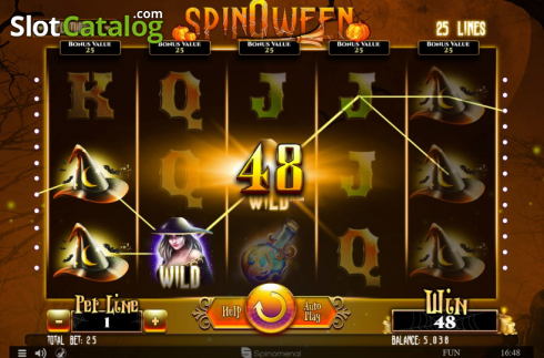 Скрин4. Spinoween слот