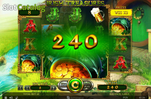 Скрин9. Irish Treasures (Spinomenal) слот