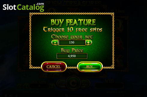 Скрин6. Irish Treasures (Spinomenal) слот