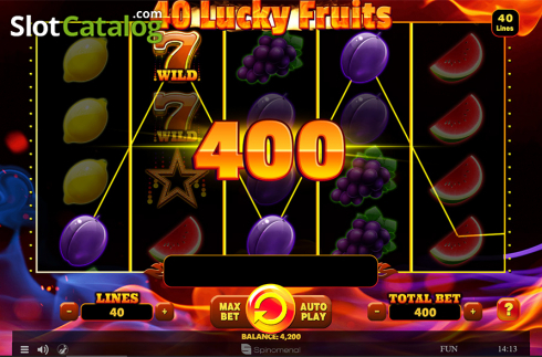 Скрин4. 40 Lucky Fruits слот