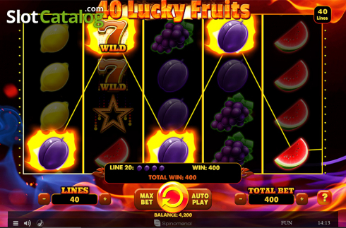 Скрин3. 40 Lucky Fruits слот
