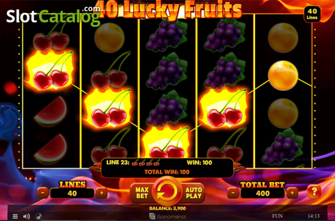 Скрин7. 40 Lucky Fruits слот