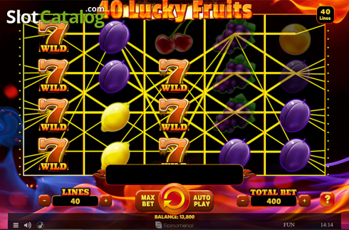 Скрин5. 40 Lucky Fruits слот