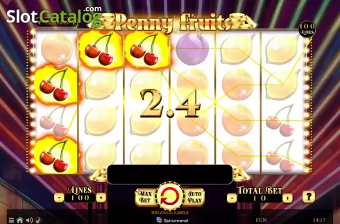 Скрин4. Penny Fruits слот