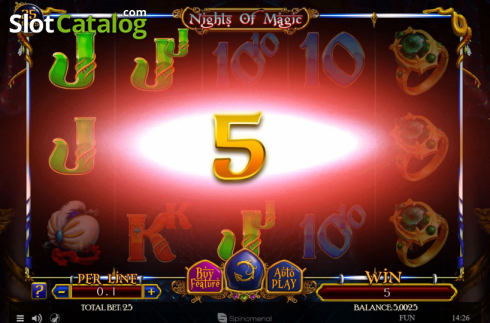 Скрин3. Nights Of Magic слот