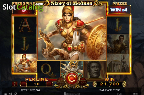 Скрин9. Story Of Medusa слот