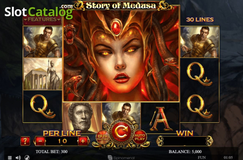 Скрин3. Story Of Medusa слот