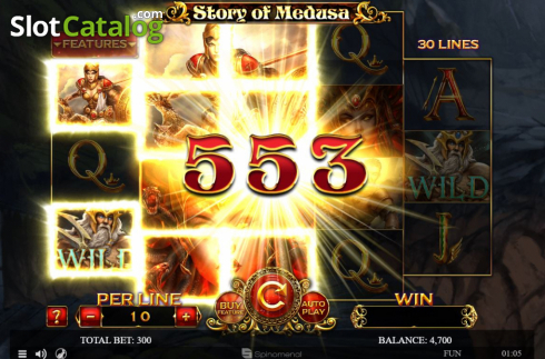 Скрин4. Story Of Medusa слот