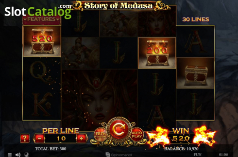 Скрин6. Story Of Medusa слот