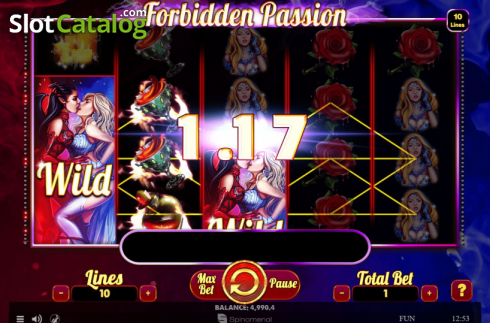 Скрин3. Forbidden Passion слот