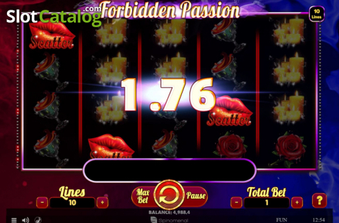 Скрин5. Forbidden Passion слот