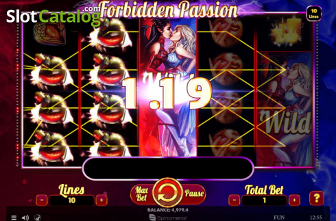 Скрин6. Forbidden Passion слот