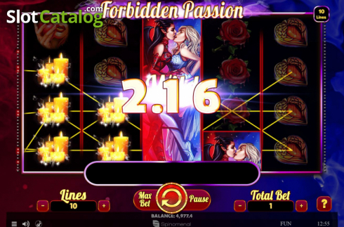 Скрин7. Forbidden Passion слот