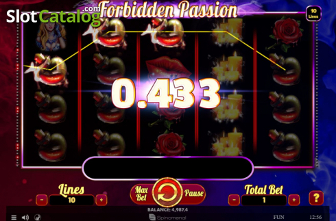 Скрин8. Forbidden Passion слот