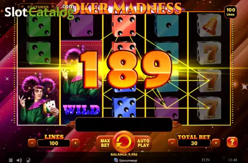 Скрин5. Joker Madness (Spinomenal) слот