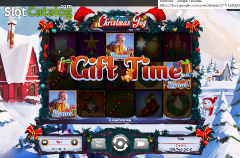 Скрин3. Christmas Joy (Spinmatic) слот