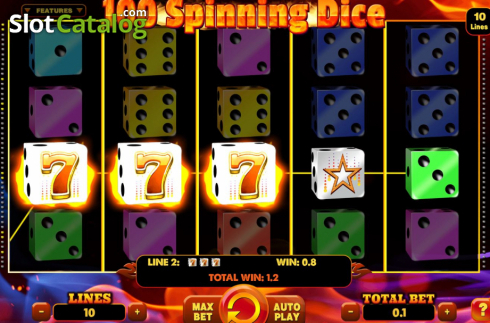 Скрин4. 100 Spinning Dice слот