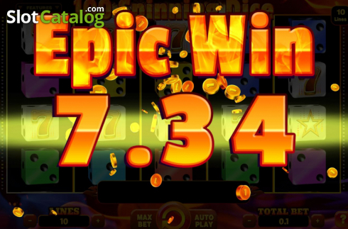 Скрин5. 100 Spinning Dice слот