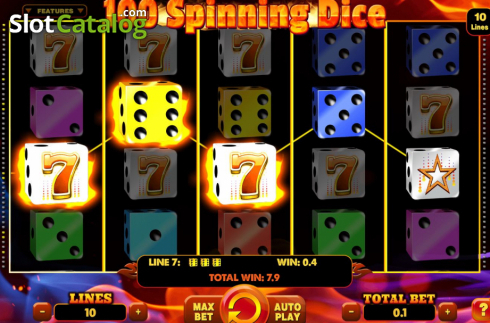 Скрин6. 100 Spinning Dice слот