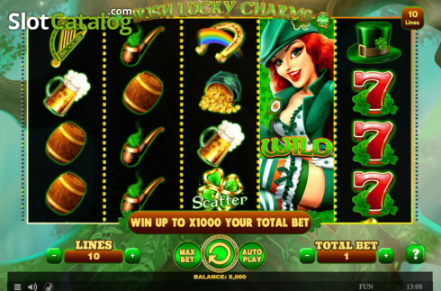 Скрин2. Irish Lucky Charms слот