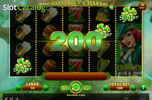 Скрин3. Irish Lucky Charms слот