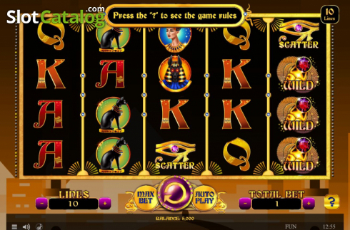 Скрин2. Ra's Treasures слот