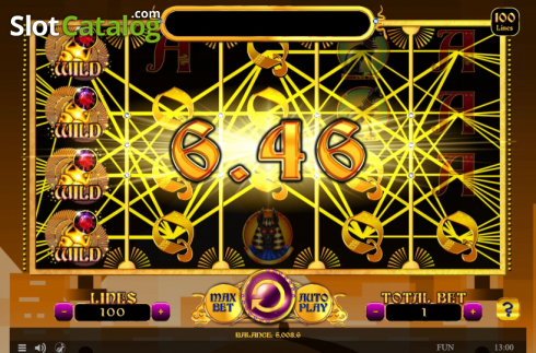 Скрин4. Ra's Treasures слот