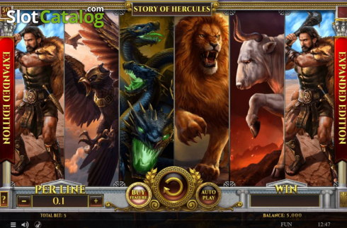 Скрин3. Story of Hercules Expanded Edition слот