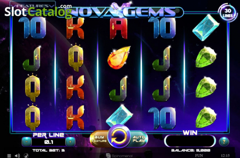 Скрин3. Nova Gems слот