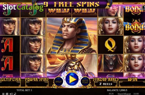 Скрин8. Story of Egypt слот