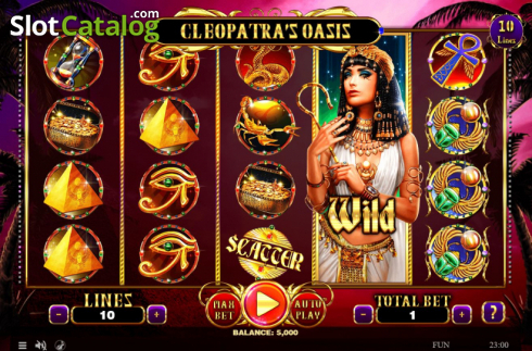 Скрин2. Cleopatras Oasis слот