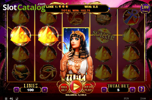 Скрин4. Cleopatras Oasis слот