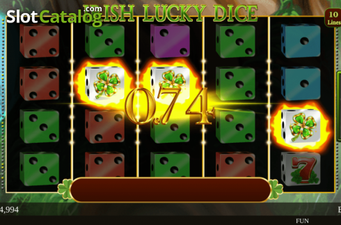 Скрин3. Irish Lucky Dice слот