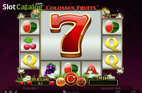 Скрин2. Colossus Fruits Easter Edition слот