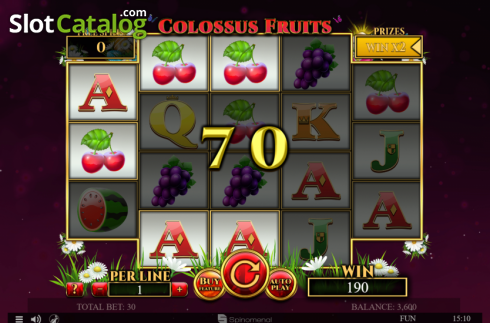 Скрин4. Colossus Fruits Easter Edition слот