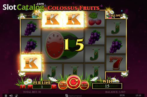 Скрин5. Colossus Fruits Easter Edition слот