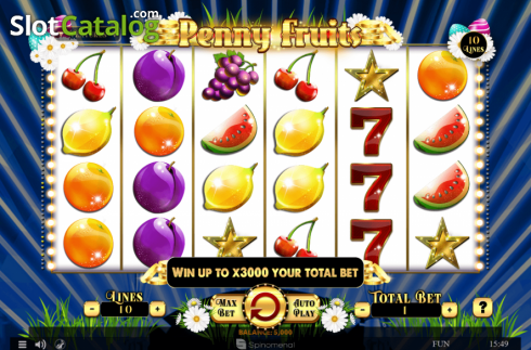 Скрин2. Penny Fruits Easter Edition слот