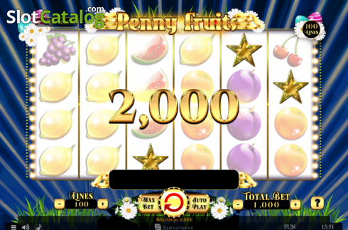 Скрин3. Penny Fruits Easter Edition слот