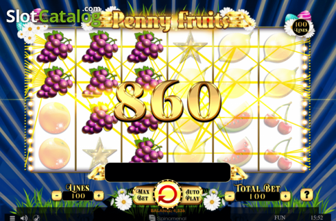 Скрин6. Penny Fruits Easter Edition слот
