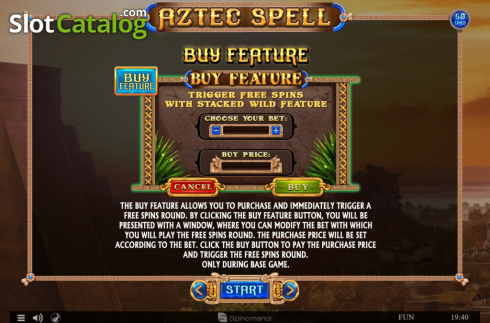 Скрин8. Aztec Spell слот