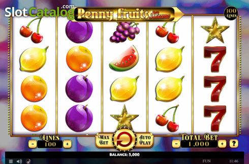 Скрин2. Penny Fruits Xtreme слот